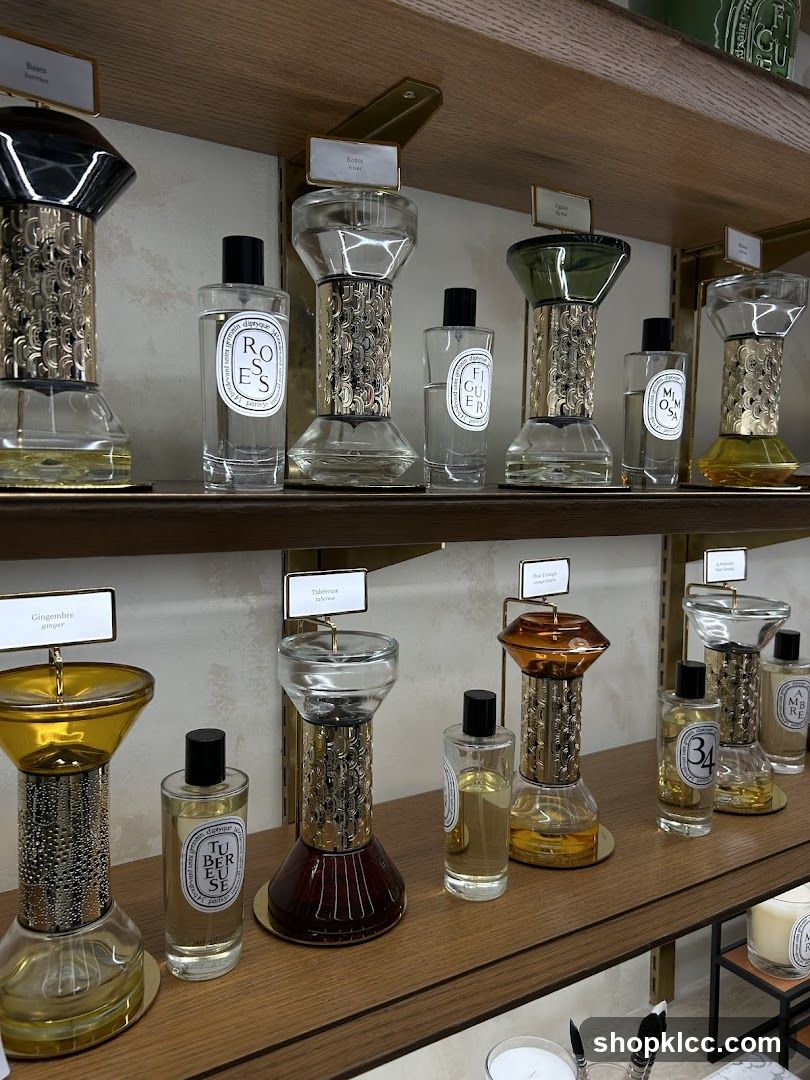 Perfume Bottles on Display