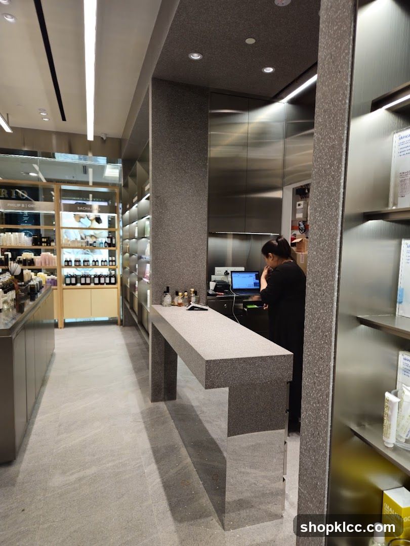 Store Interior with Staff at Counter