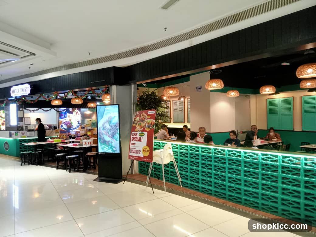 Restaurant Interior with Customers