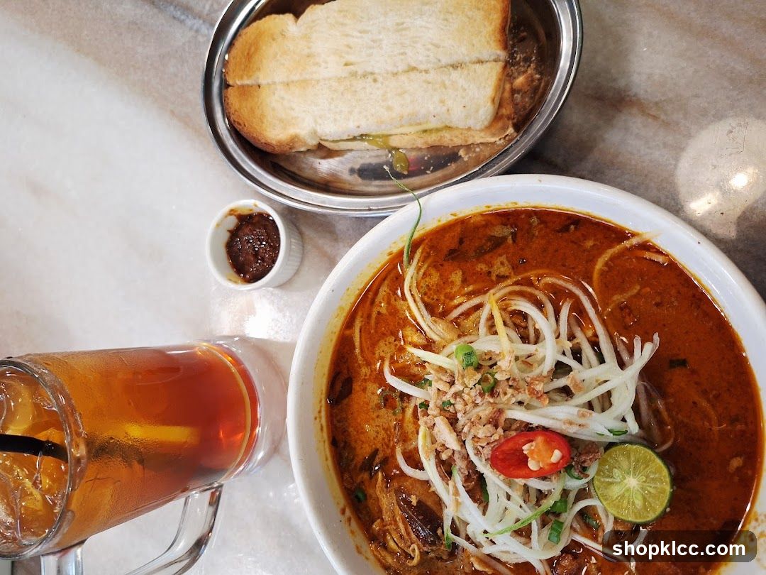 Noodle Soup and Sandwich