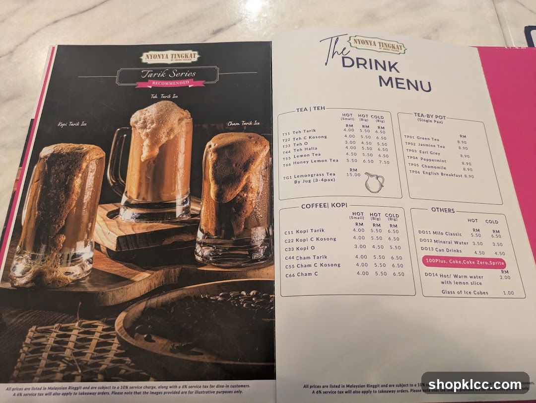 The Drink Menu