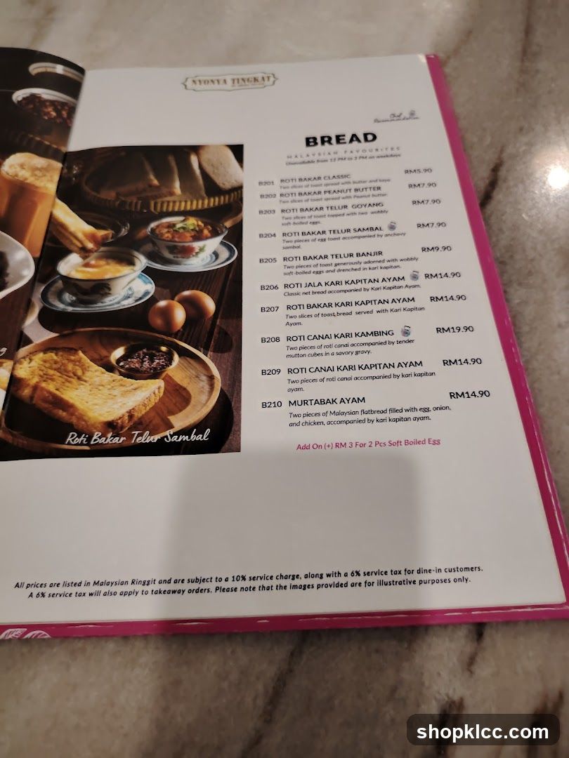 NYONYA TINGKAT BREAD
