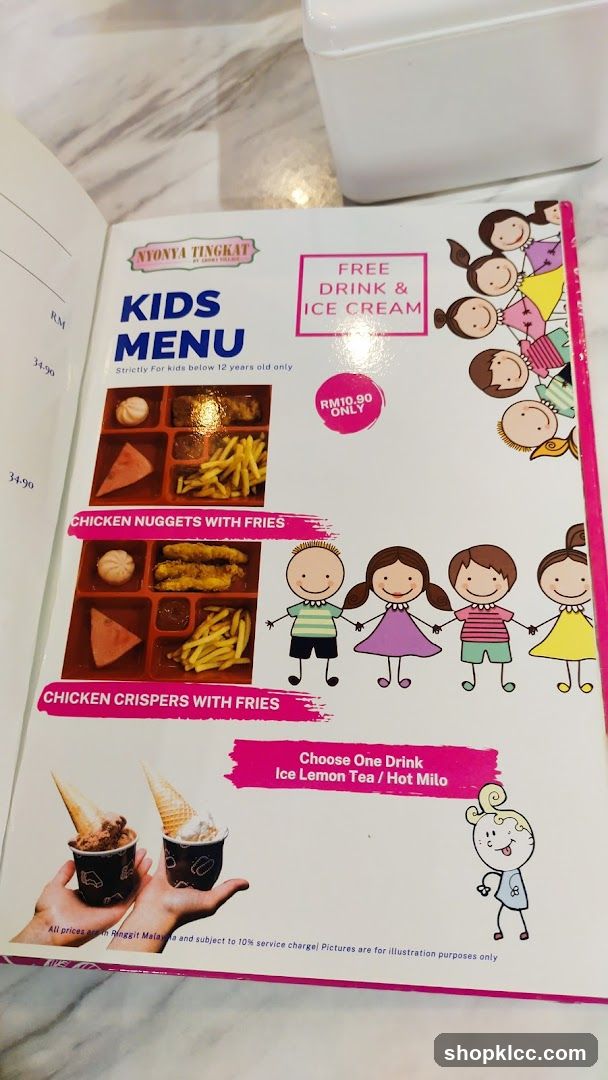 Kids Menu
