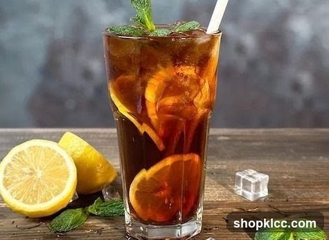 Iced Tea with Lemon and Mint