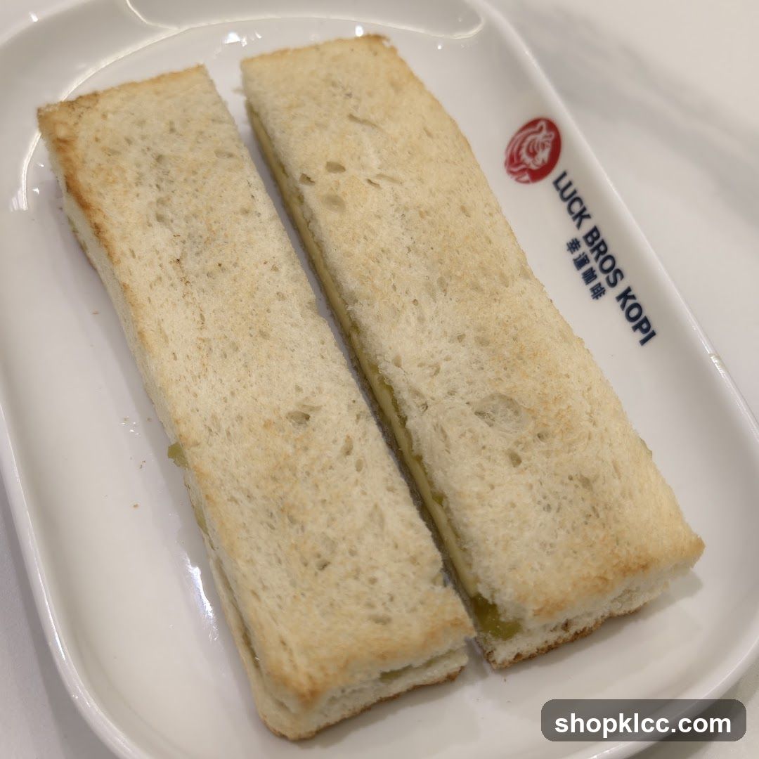 Toast with Kaya and Butter