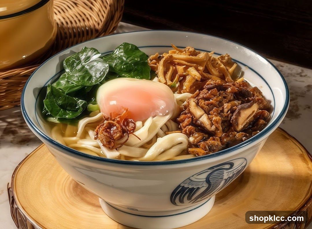 Noodle Bowl with Egg and Toppings