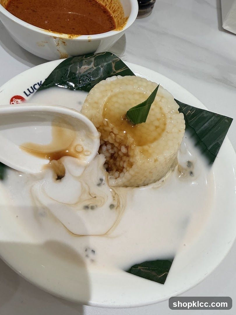 Dessert with Coconut Milk