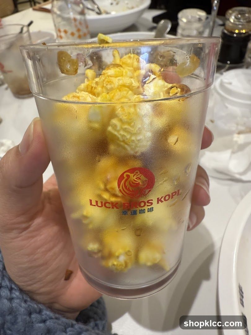 Popcorn in a cup