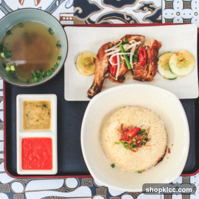 Hainanese Chicken Rice
