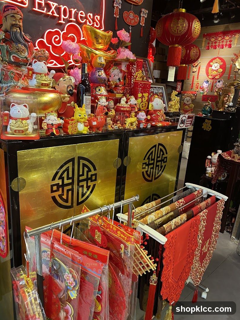 Chinese New Year Decor Store Interior