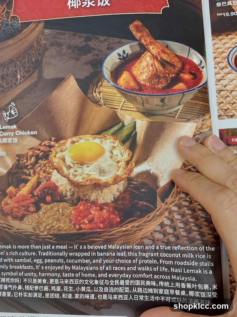 Nasi Lemak Curry Chicken