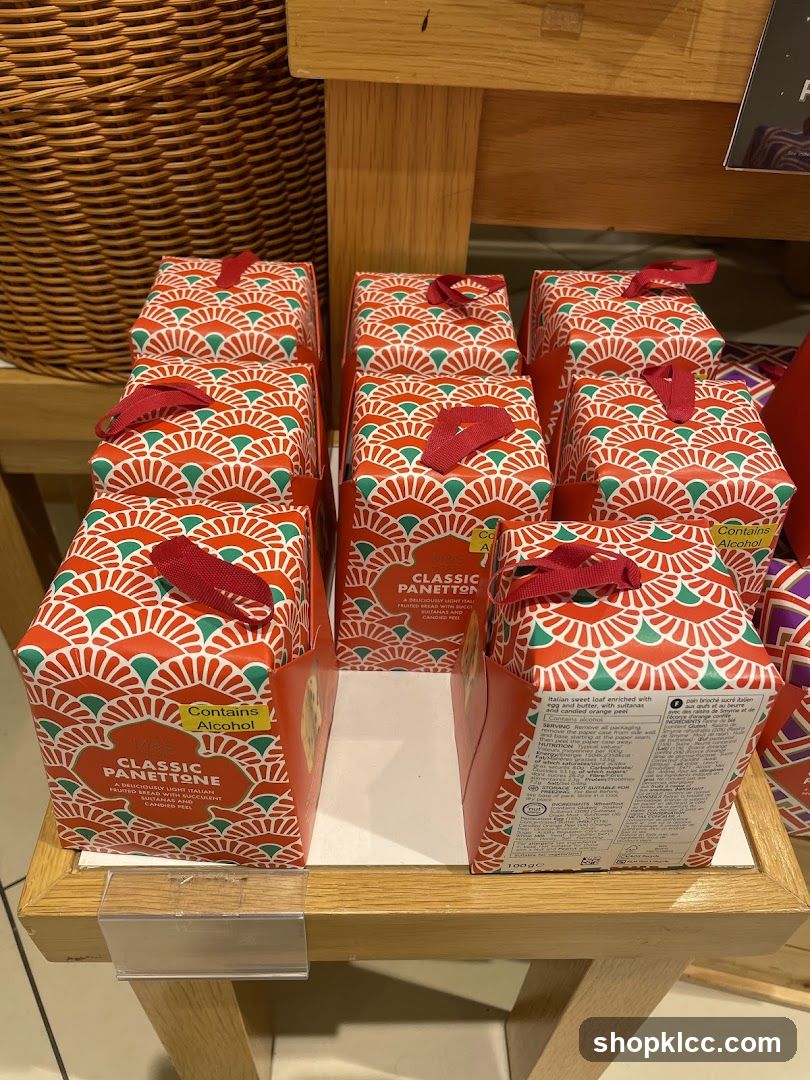 Classic Panettone Boxes Display