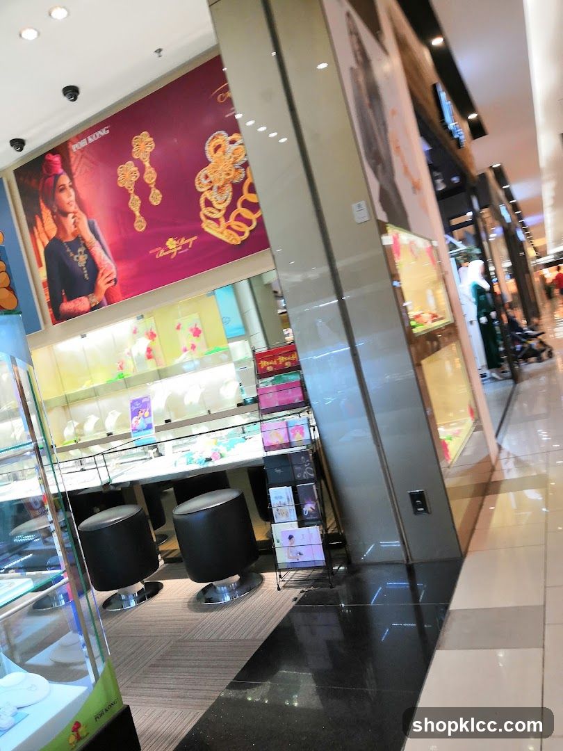 Jewelry Store Interior with Advertisements