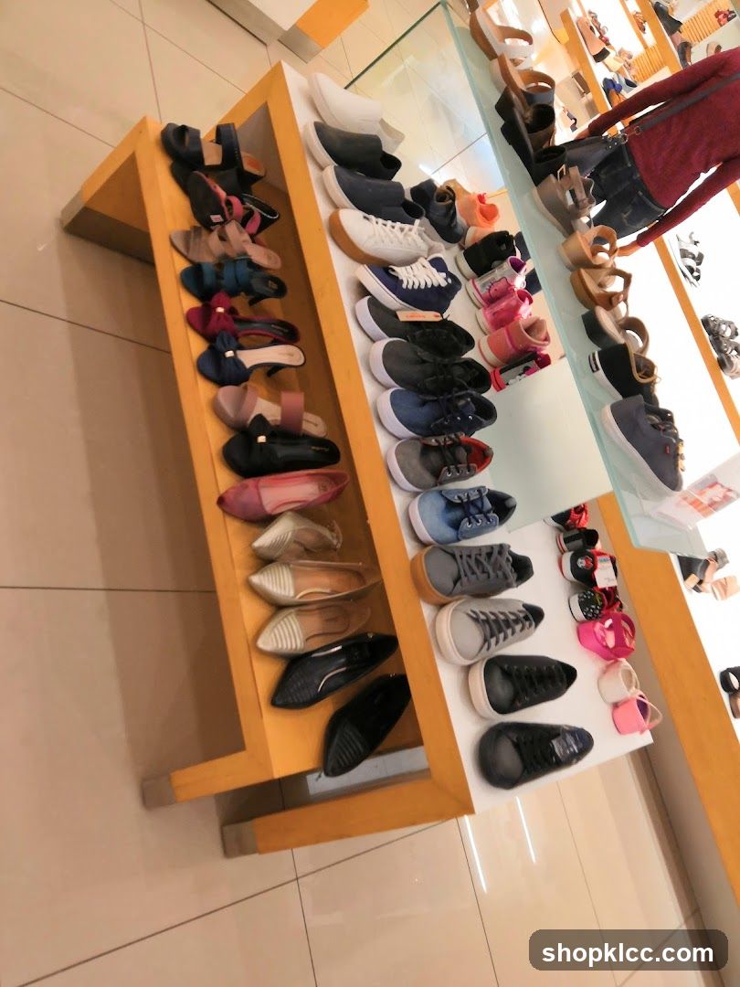 Shoe Display in Store