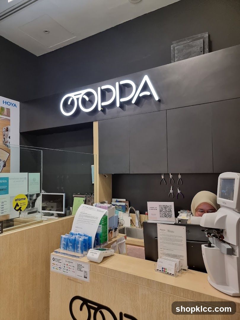 Optometrist Counter