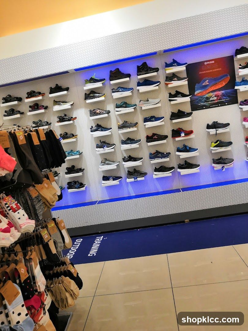 Shoe Store Interior Display