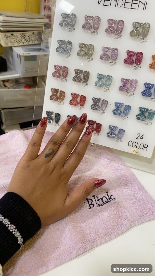 Nail Polish Color Display