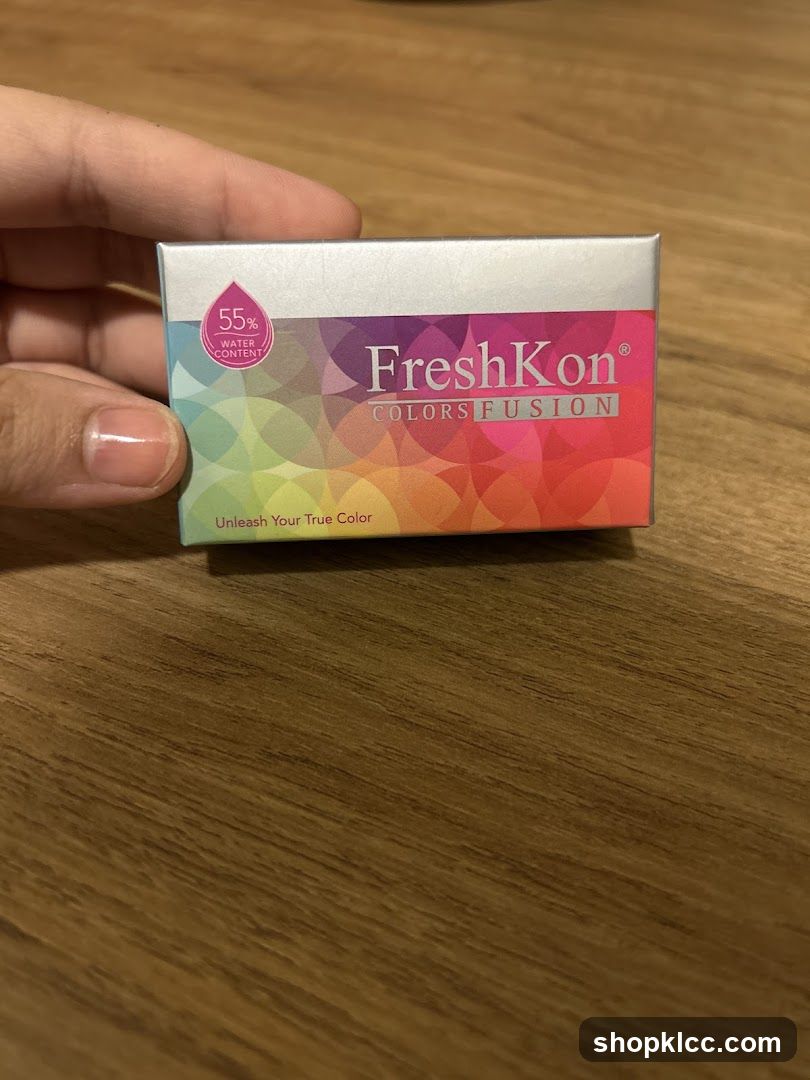 FreshKon Colors Fusion Contact Lens Box