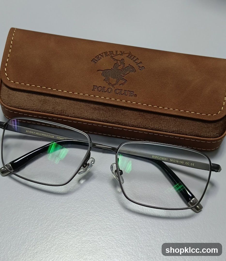 Beverly Hills Polo Club Eyeglasses and Case