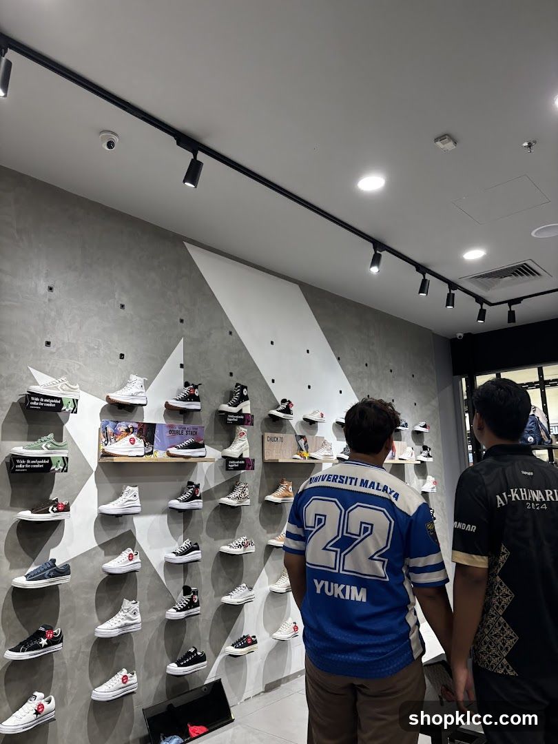Shoe Store Interior Display