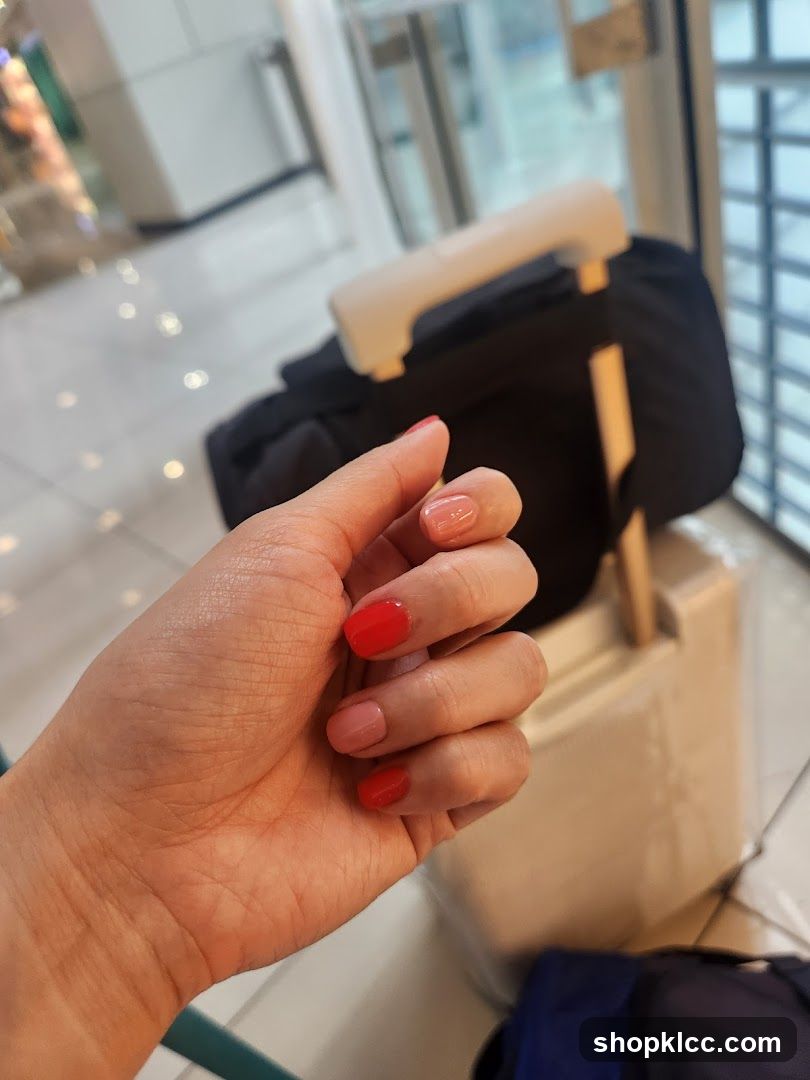 Woman's Hand with Painted Nails
