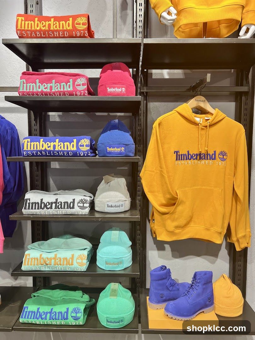 Timberland Merchandise Display