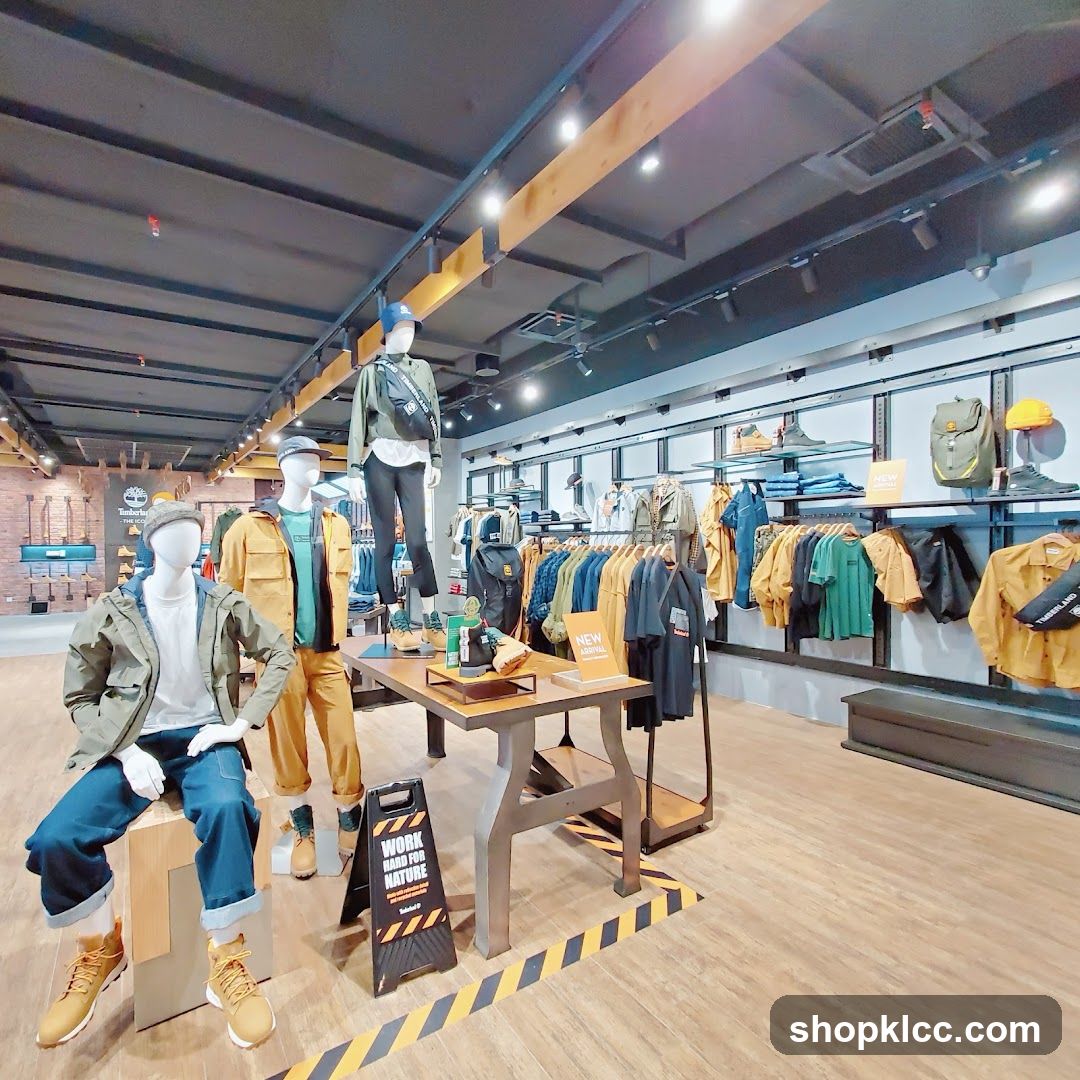 Clothing Store Interior Display