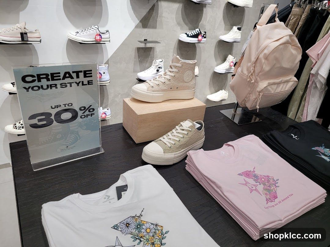 Converse Shoe Display