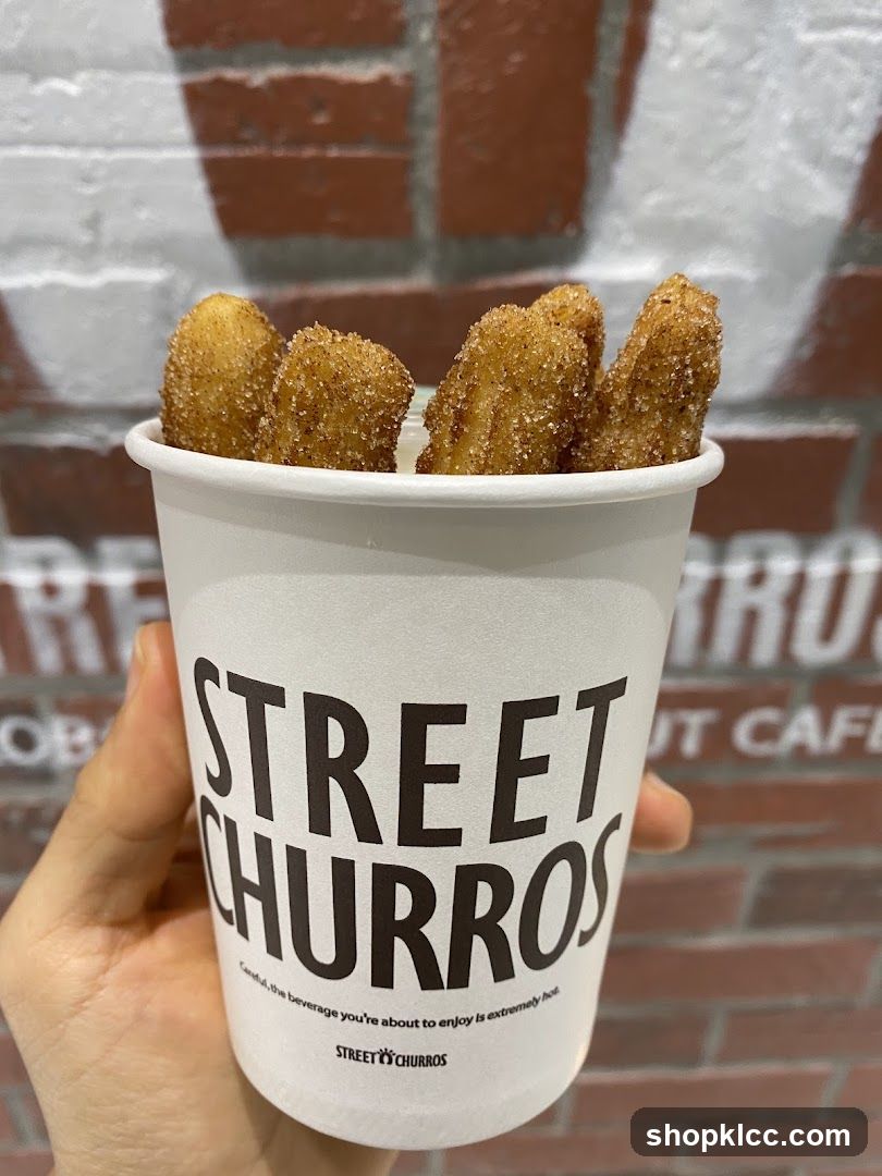 Churros in a cup