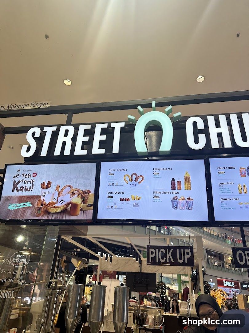 Street Churros Menu