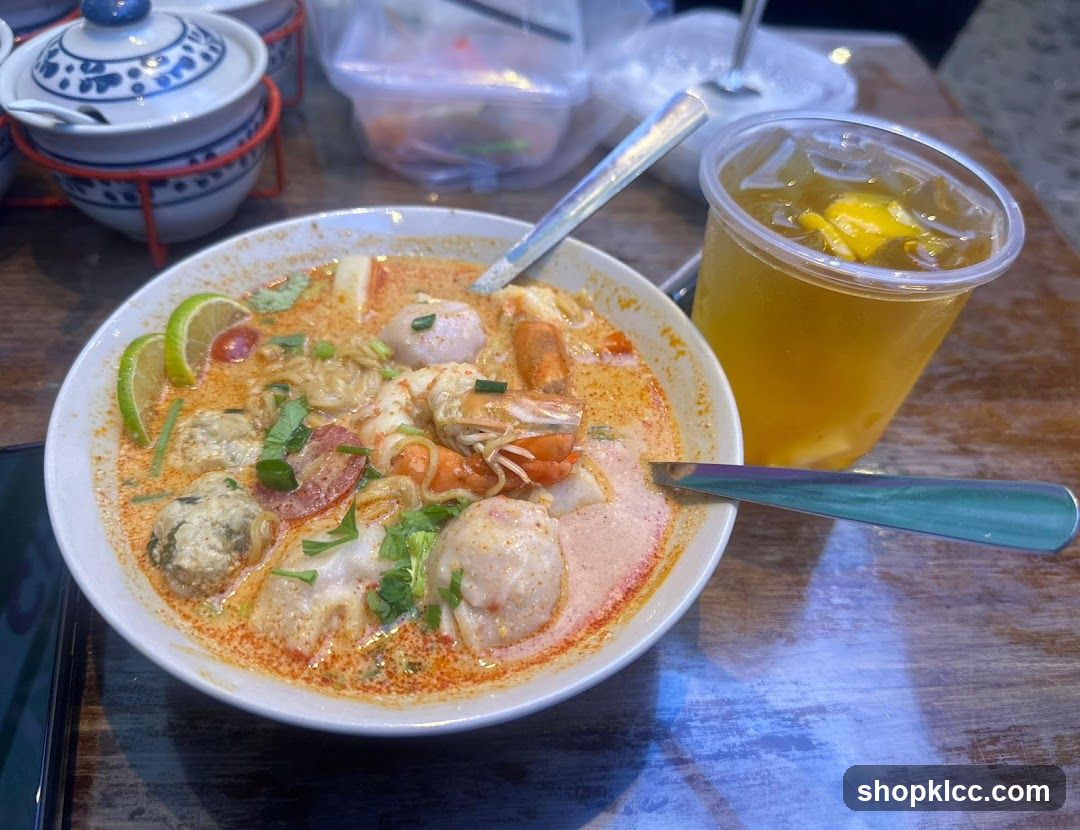 Tom Yum Soup and Drink