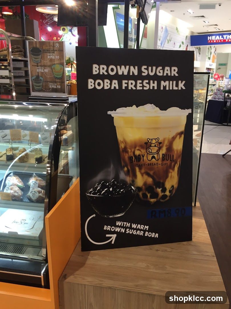 Brown Sugar Boba Fresh Milk Advertisement