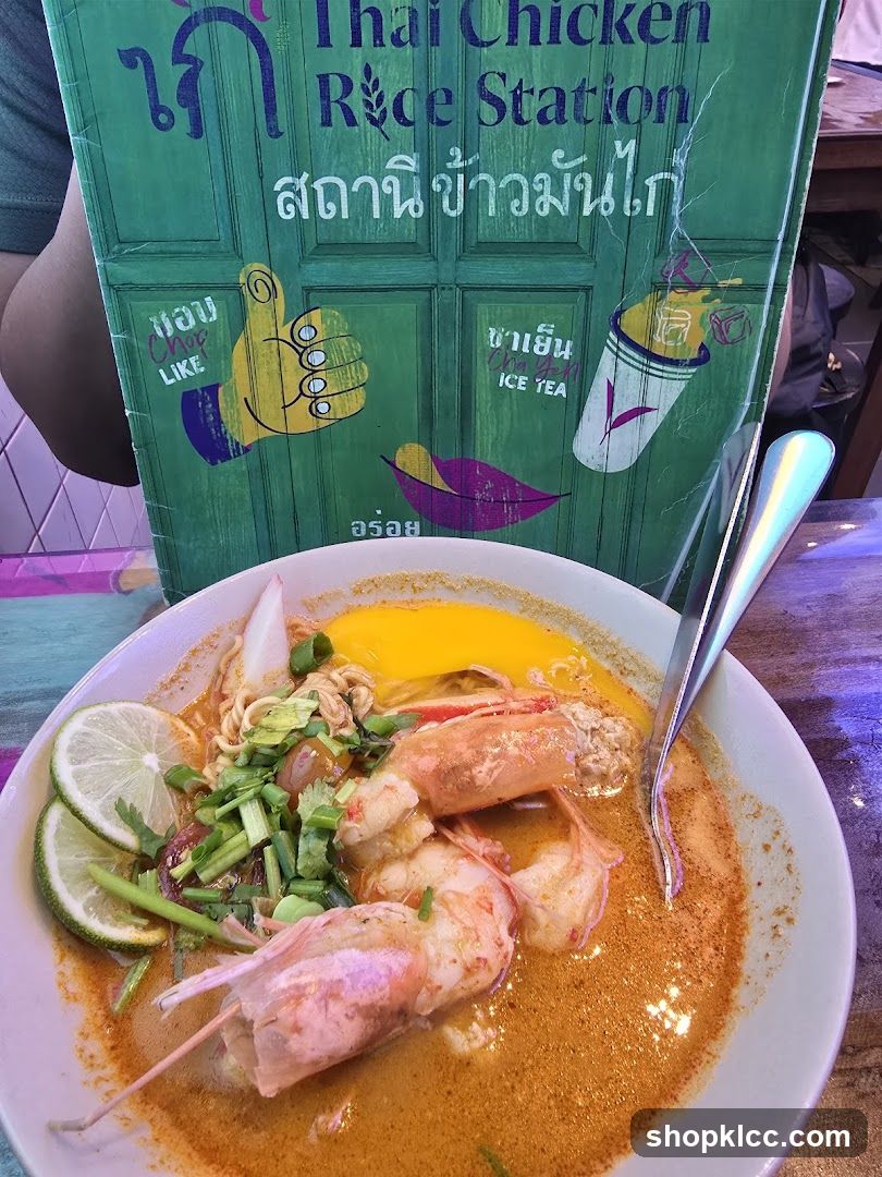 Thai Chicken Rice Station Menu
