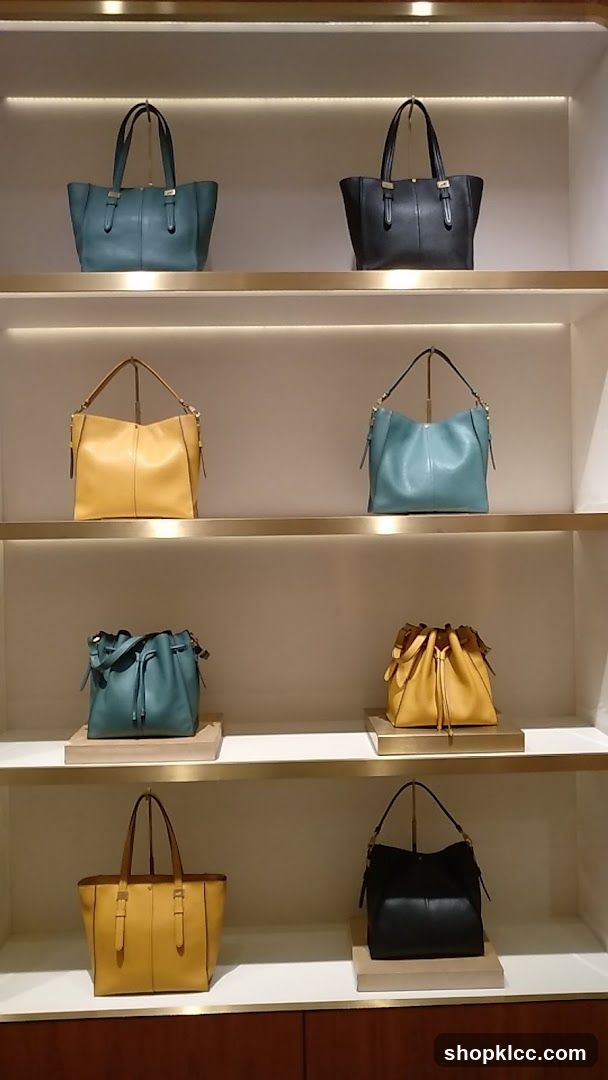 Leather Handbag Display