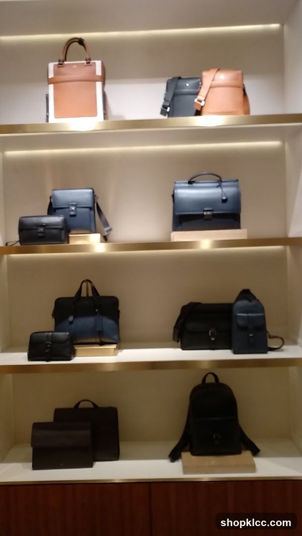 Leather Bag Display Shelf