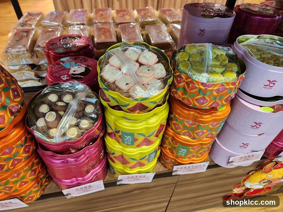 Assorted Cookies and Pastries Display