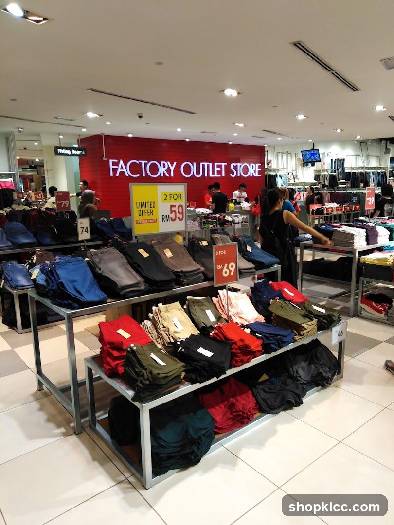 Factory Outlet Store Interior