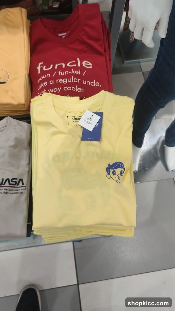 T-shirt Display in Store