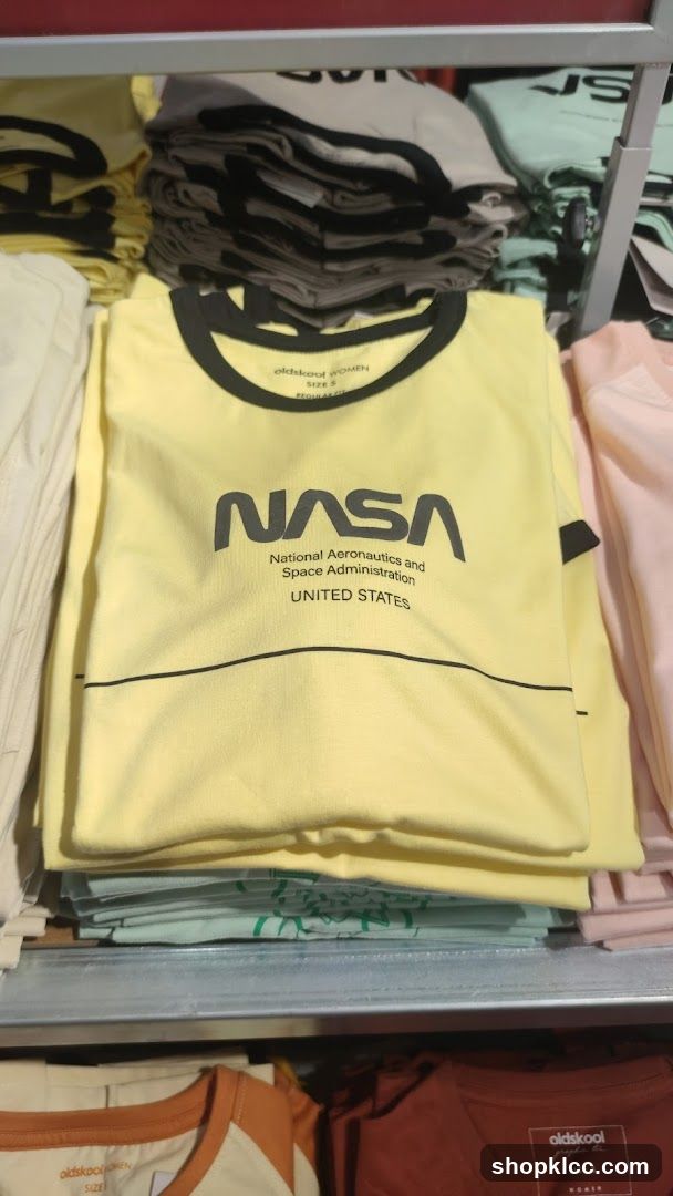 NASA T-Shirt Display