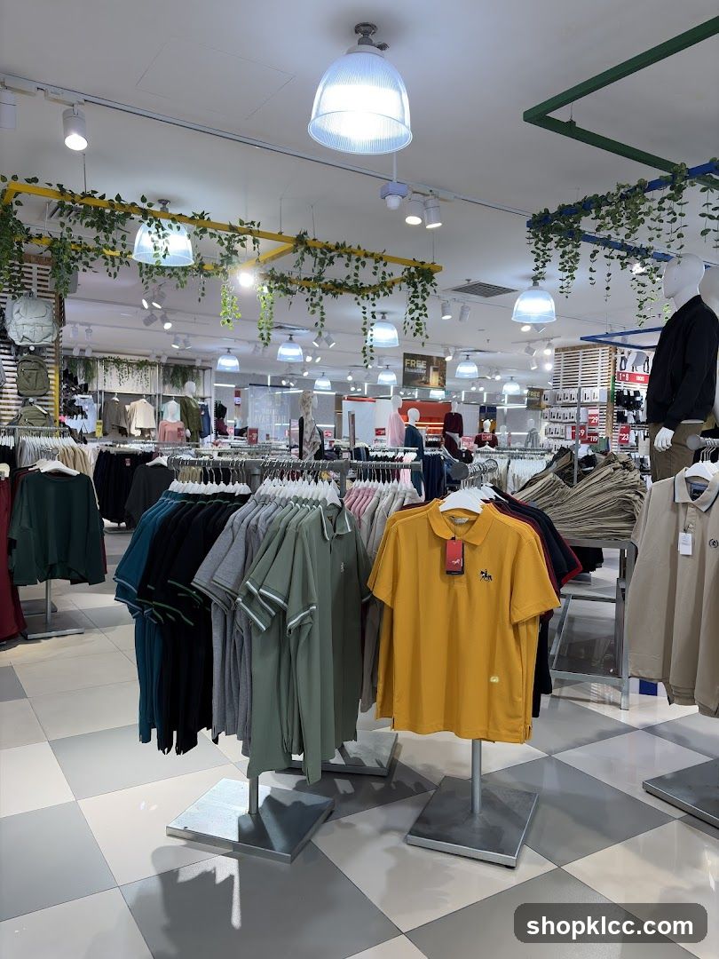Clothing Store Interior Display