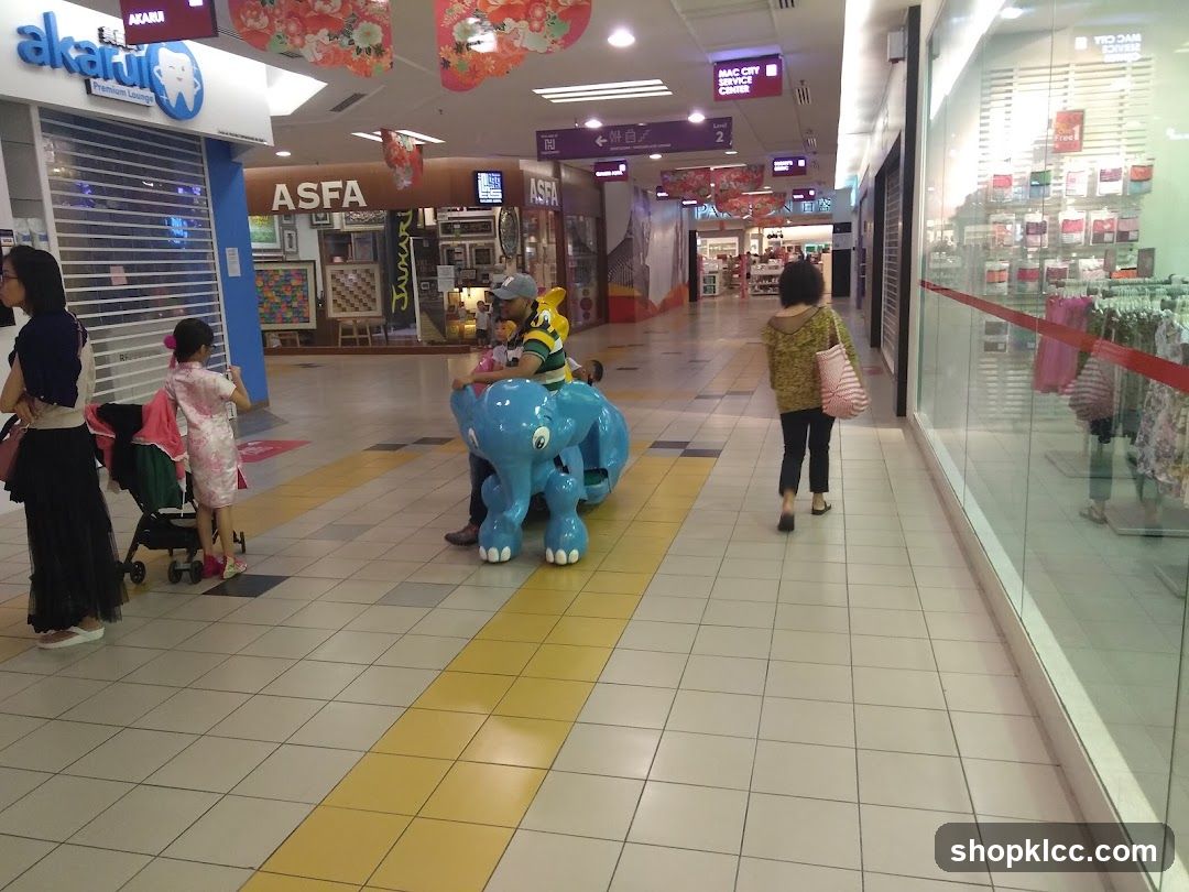 Shopping Mall Interior Scene