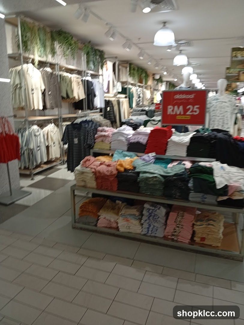 Clothing Store Interior Display