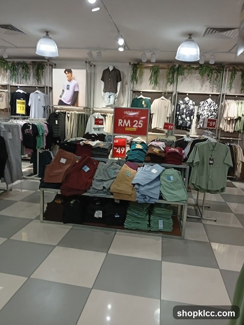 Clothing Store Interior Display