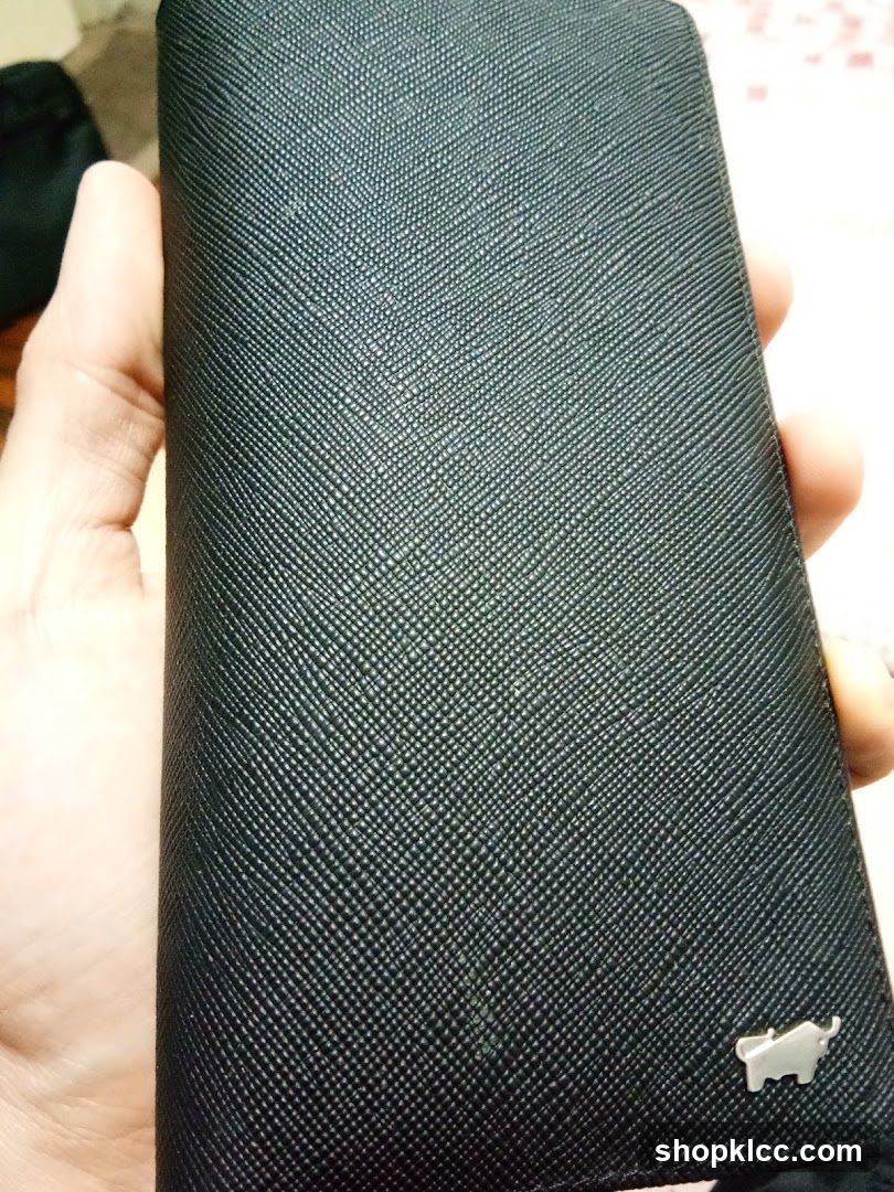 Black Wallet with Elephant Logo