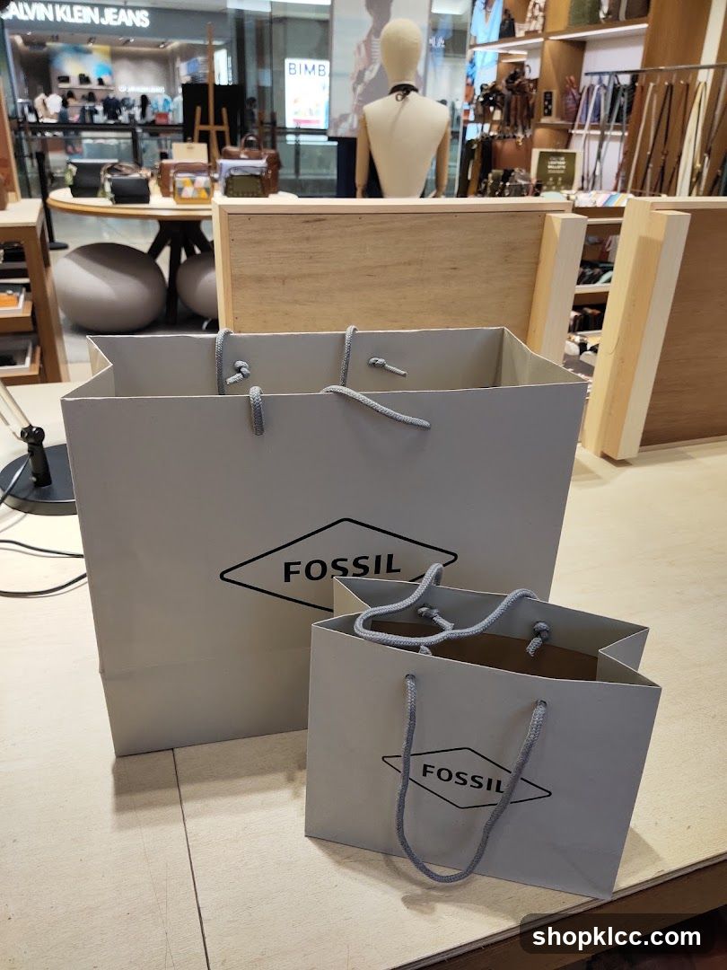 Fossil Shopping Bags