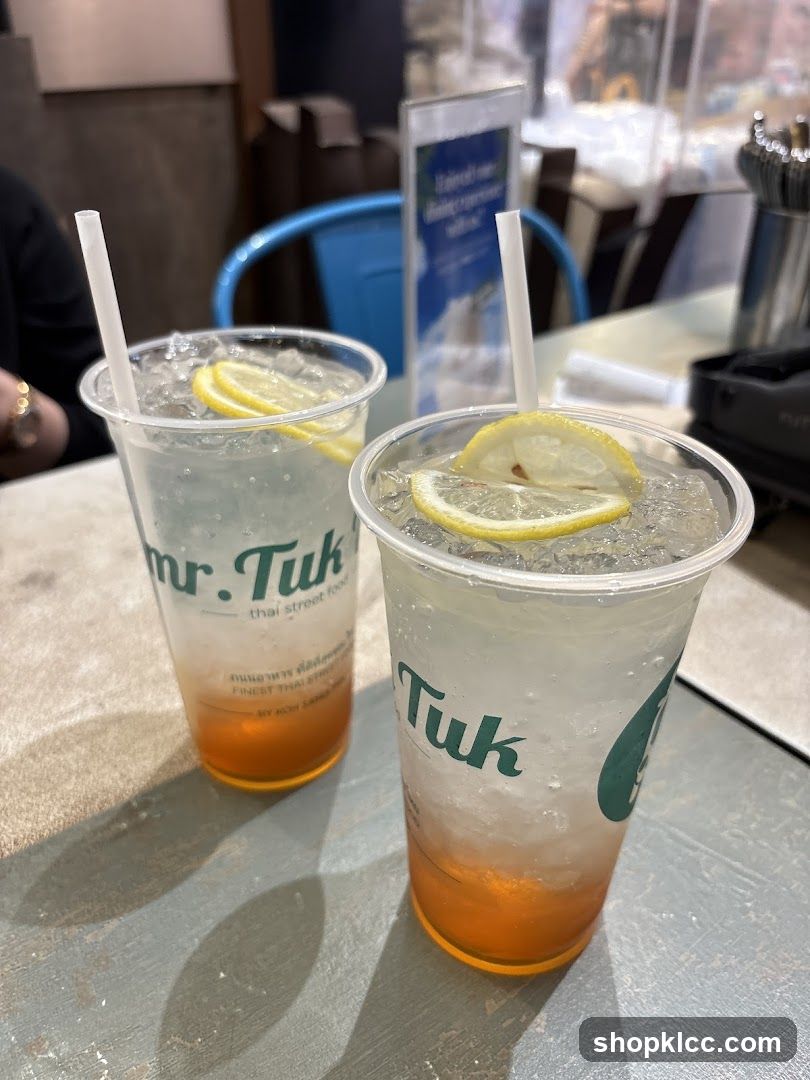Thai Iced Tea Drinks