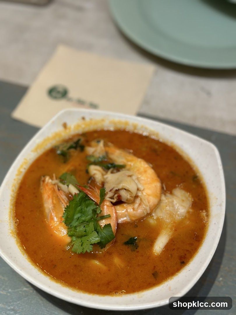 Tom Yum Soup with Shrimp