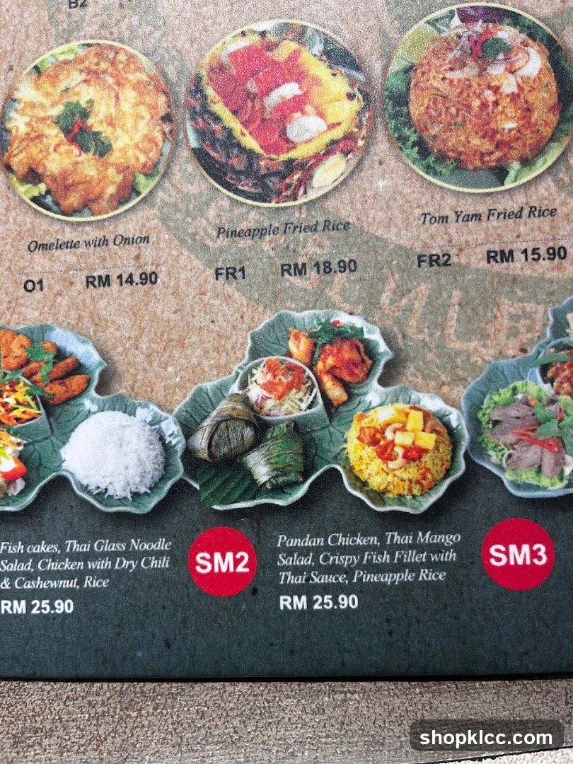 Menu Items