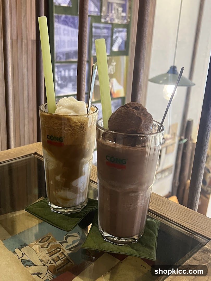 Two Iced Drinks