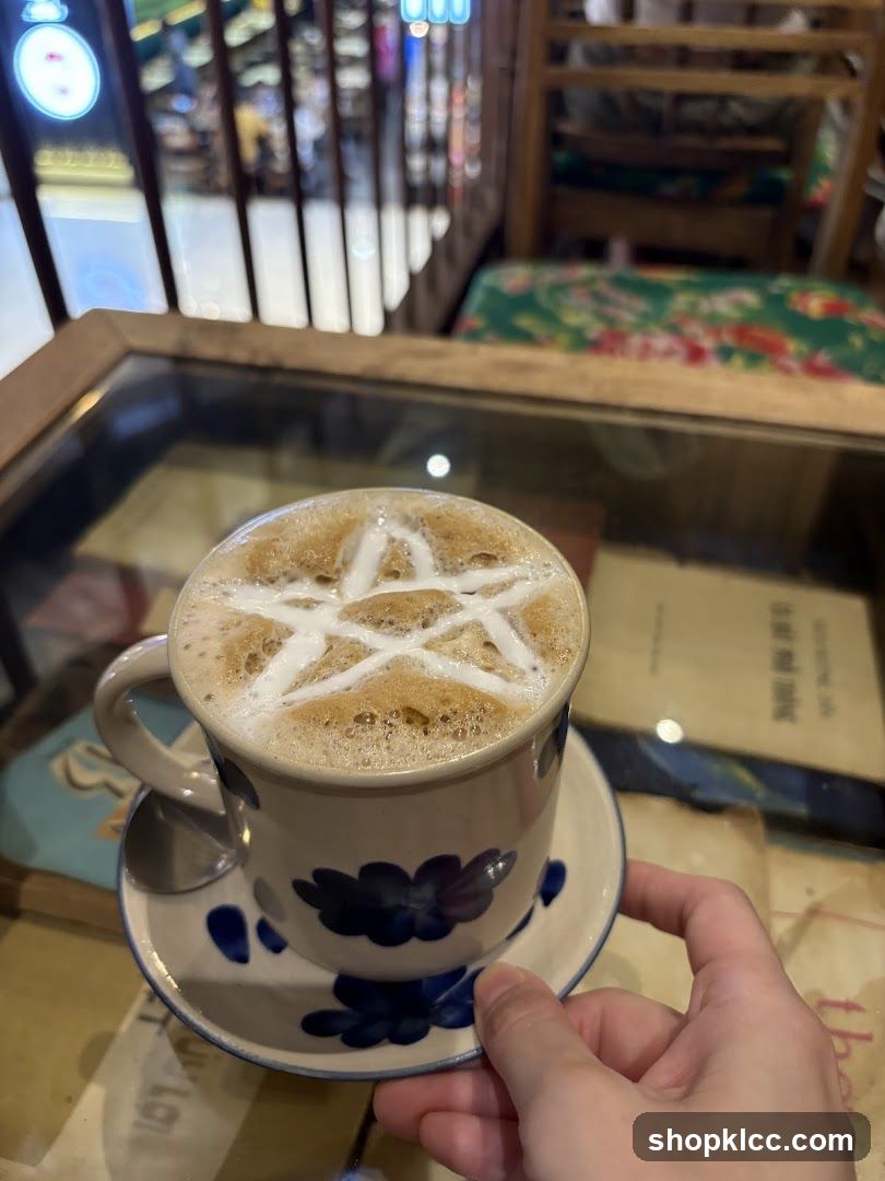Coffee with Star Latte Art
